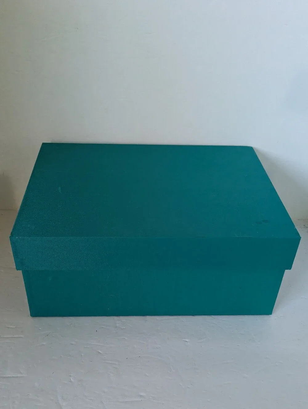 Storage Box Teal Home Organization Box Adjustable Inside Dividers